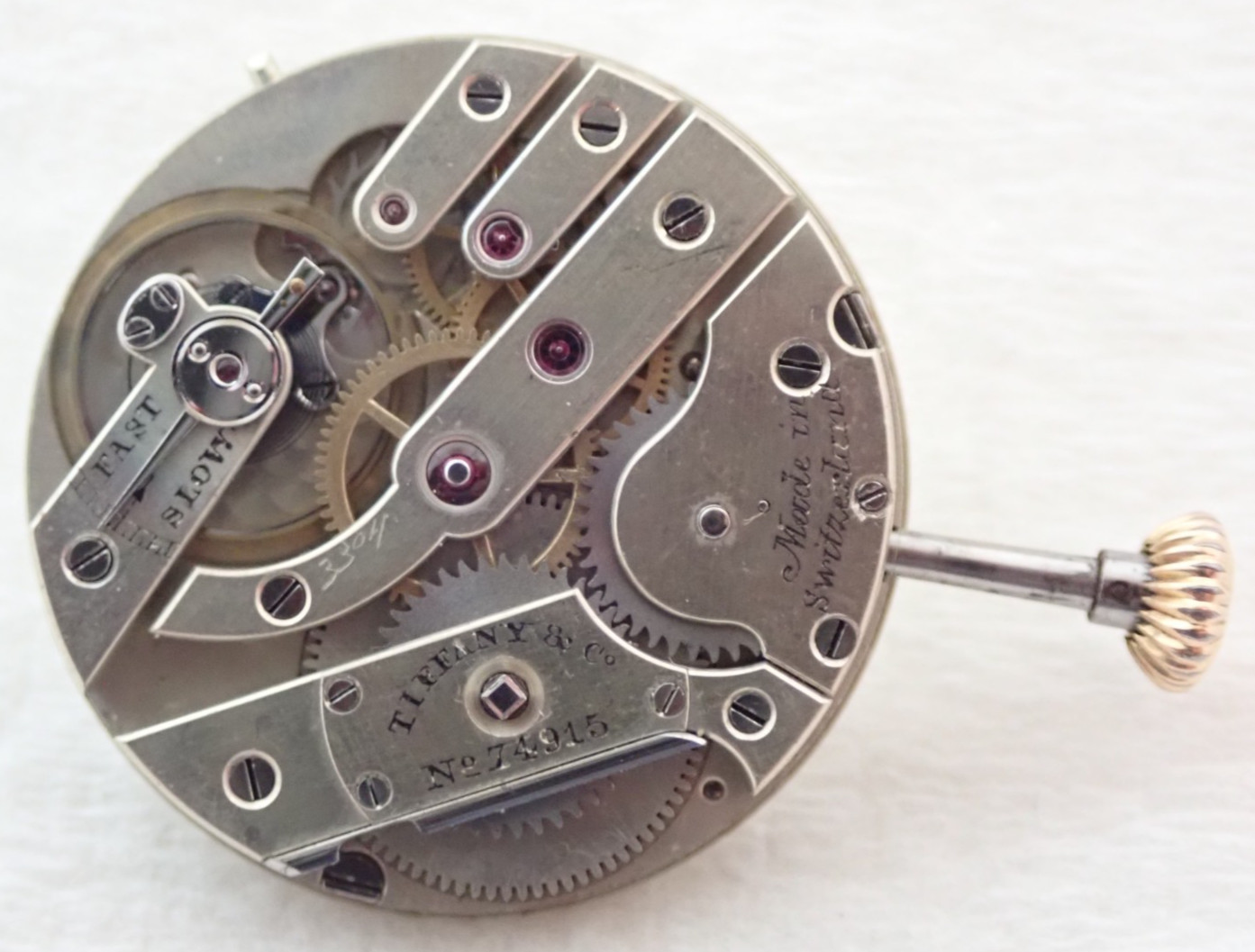 TIFFANY SWISS MOVEMENT ANTIQUE POCKET CO 28mm WATCH &amp; - vintagewatches.pk