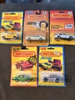 Vtg Matchbox Lot 5 Cars NIP Porsche Audi Lincoln Mitsubishi Renault Diecast