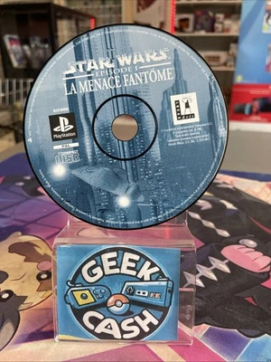 ✅Star Wars Épisode 1 La Menace Fantôme - Sony PlayStation 1 - CD Seul - 🇫🇷FR - Photo 1/2