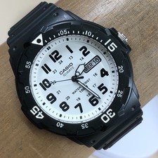 Casio Men MRW-200H Sports Day Date Resin Band Quartz Analog 43mm Watch 8 1/4"