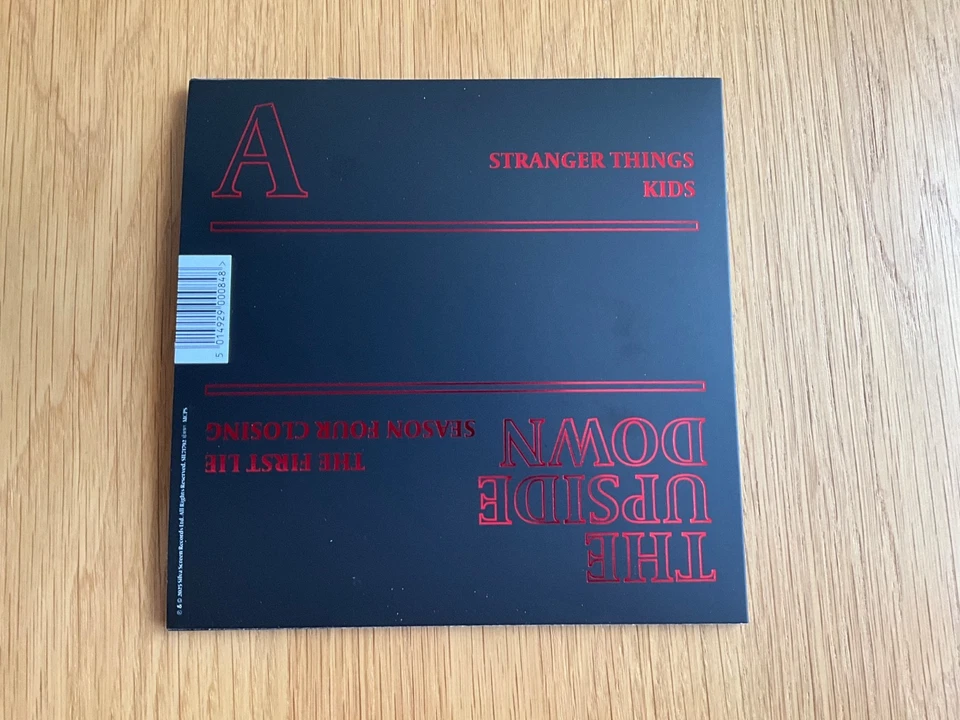 Stranger Things OST New RSD 2025 Red Vinyl 7” Uniquely Numbered 666 of 1000 - Image 2 of 2