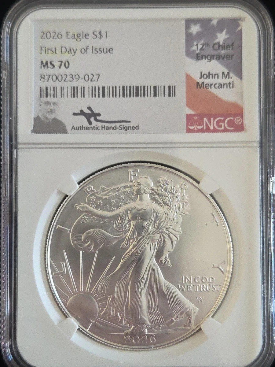 MS 70 American Eagle Silver Bullion Coins for sale | eBay