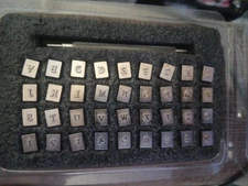 Leather Stamping Tools Set, 36Pcs Alphabet and Number Stamp Kit, Leathercraft