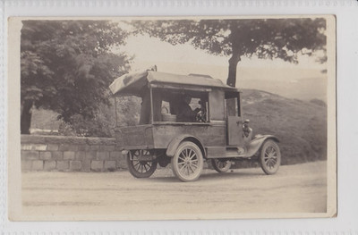 Benfolds Ices - früher Eiswagen - unbekannter Ort - RPPC