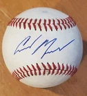 Autographed Baseball game used CARSON MONTGOMERY