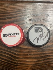 Philadelphia Flyers Nick Seeler Signed Puck
