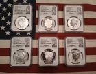 2023-S Silver Morgan & Peace Dollars NGC MS/PF/RP 70 FDOI David Ryder signature