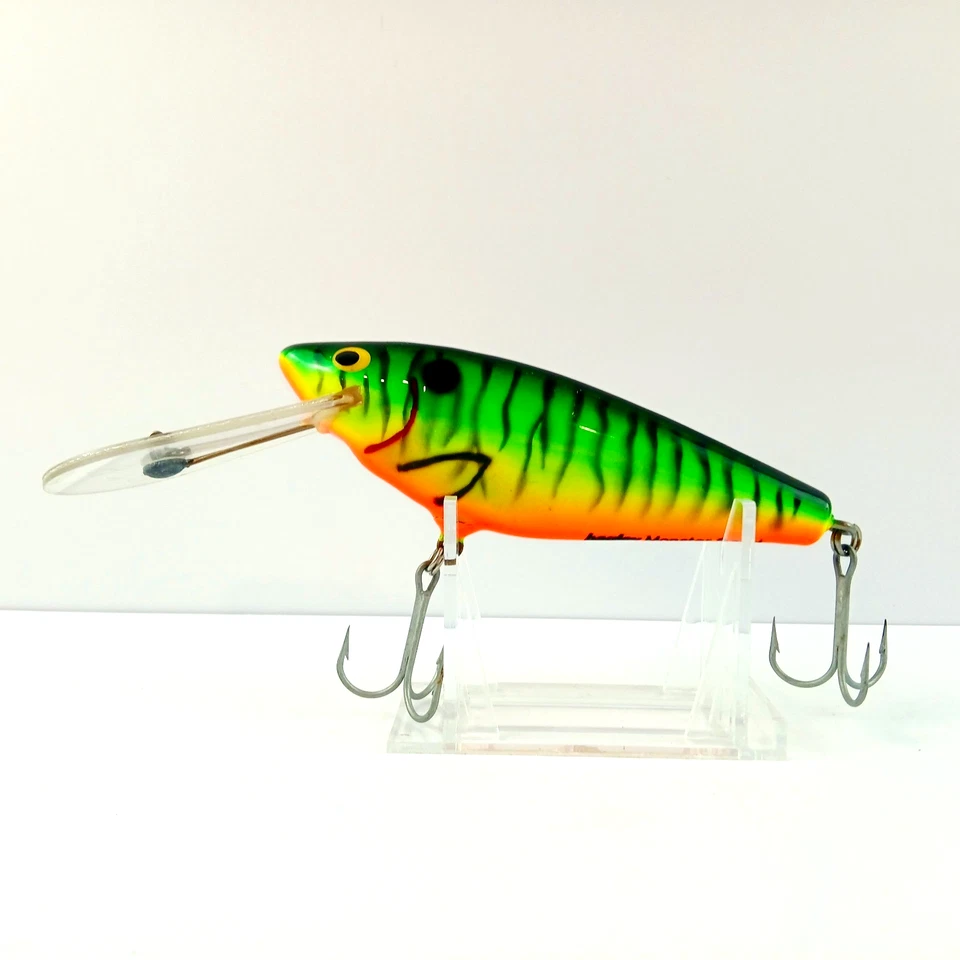 De Colección Bagley MONSTER SHAD Buzo Extra Profundo Hot Tiger H69T 4.75" EXCELENTE Foto 2 de 4