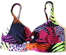 BAR III Bikini Top Size XL Tropical
