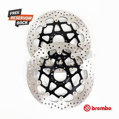 Brembo schwimmende Bremsscheiben Paar vorne passend für Aprilia RSV4 RF / RR 2017-