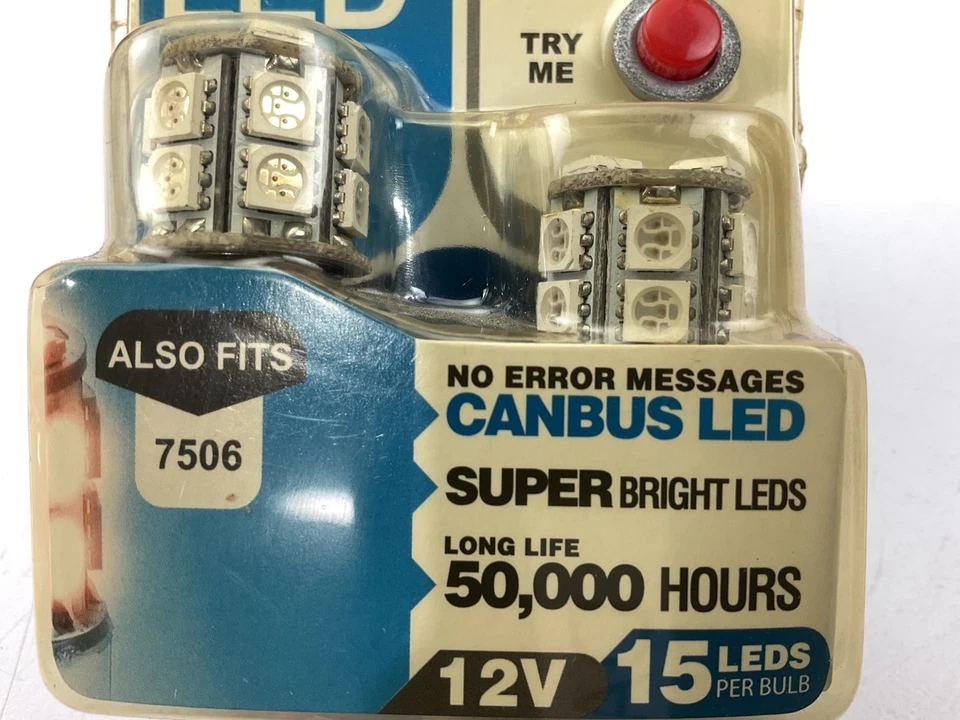 Pilot IL-1156R-15 Bombillas LED rojas de parada / luz trasera, 2 piezas, 50.000 horas, para 7506 Foto 2 de 3