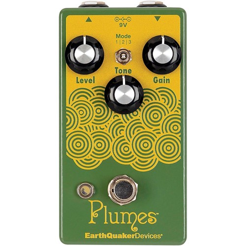 EarthQuaker Devices Plumes Small Signal Shredder Overdrive Pedal Refurbished