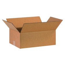 BOX USA 13 x 9 x 6 Corrugated Cardboard Boxes, Medium 13"L x 9"W x 6"H, Kraft