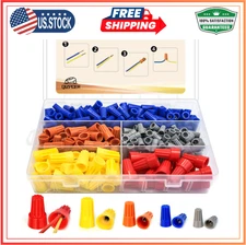 330 Pcs Wire Connectors Nuts Kit - Electrical Twist Wiring Screw Caps Assortment