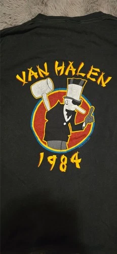 AUTHENTIC vintage Van Halen t shirt tour 1980s vintage concert t-shirt, vintage, single stitch, B+ condition