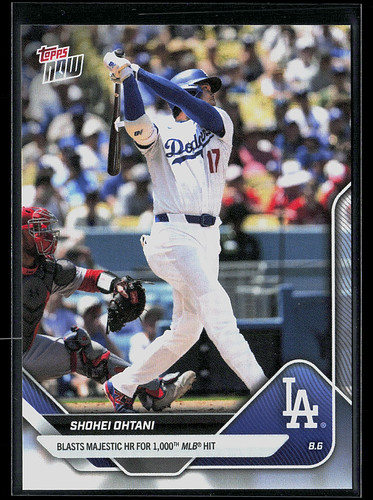 2025 Topps NOW Shohei Ohtani #527 1000th Hit - Los Angeles Dodgers