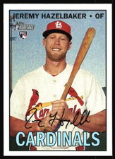 2016 Topps Heritage Jeremy Hazelbaker  Rookie  #585 St. Louis Cardinals