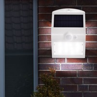Design Led AußEn Wand Strahler Solar Down Leuchte Sensor Terrassen Park Lampe