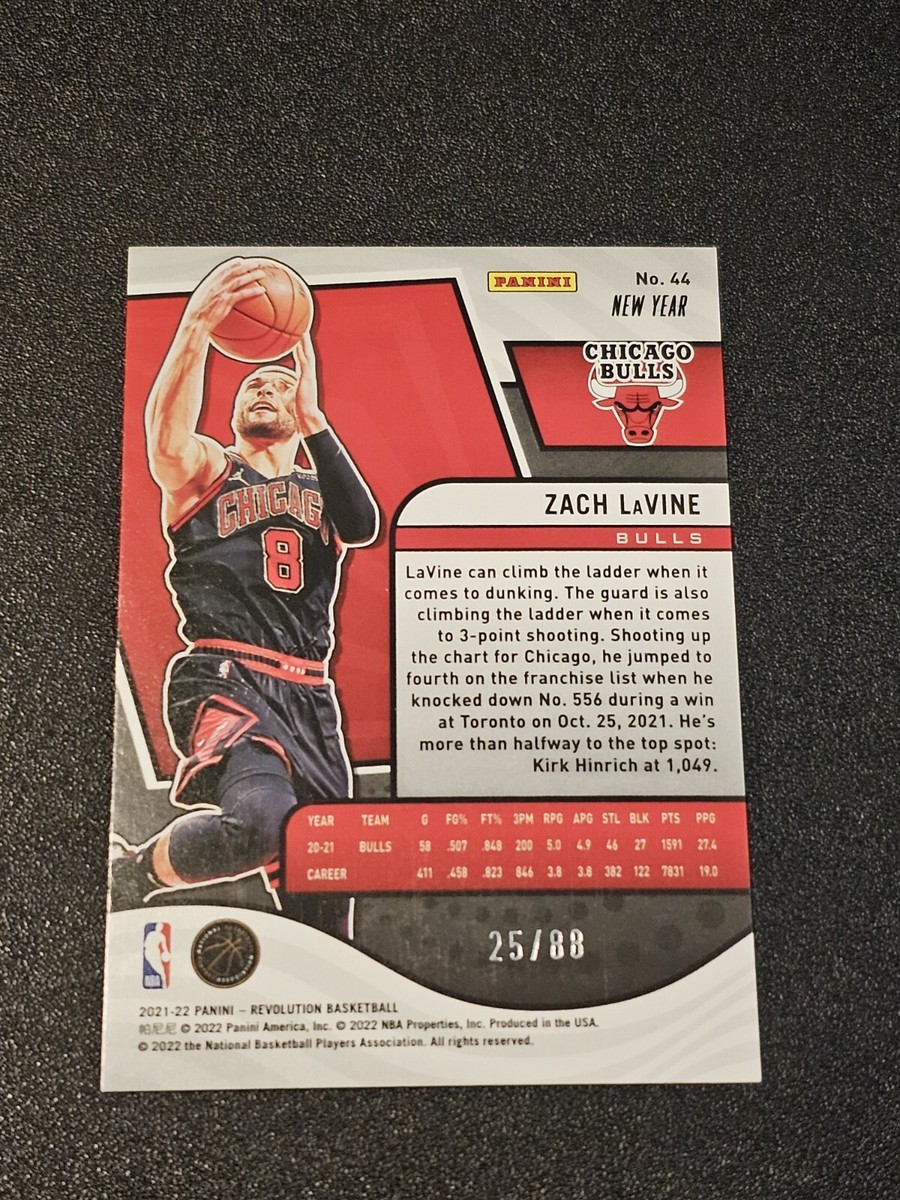 2021-22 Revolution Zach LaVine Chinese New Year Green Emerald #'d