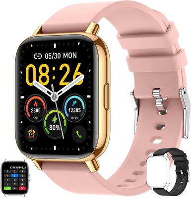  P86 Smart Watch Men Women Bluetooth Call Heart Rate Blood Oxygen Detection 