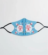 4 PCS Adjustable Christmas Face Masks for Women/Unisex/Teens Holiday Mask