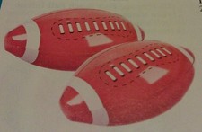 Football Inflate 16" Sports Ball Pool Park Beach Fun Party Favor Inflatables