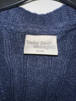 Official Taylor Swift “Midnights” Cardigan Sweater - Limited
