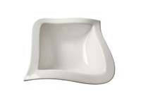 Porzellan Schale SchüSsel Wellenform MüSlischüSsel Suppe 17,5 X 17,5 X 6 Cm