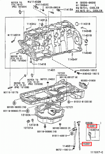 Genuine Cresta JZX93 JZX91 JZX90 1JZ GE 2JZ 1JZ Oil Level Indicator Dip Stick - Picture 8 of 19