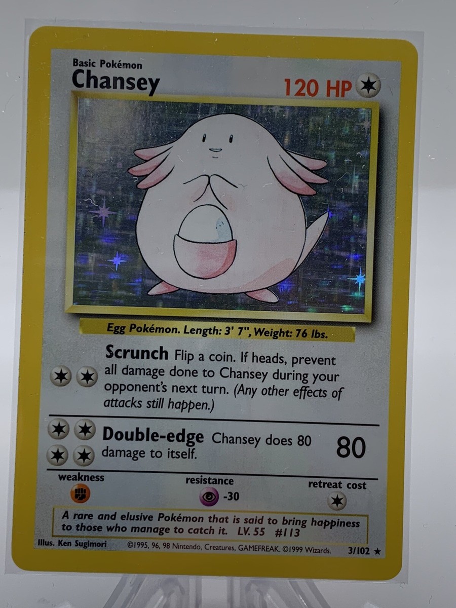 ポケモンカードゲーム Pokemon TCG Base Set 1st Edition Chansey 1999 Pokemon SPANISH 1st Edition Base Set Chansey Holo 3/102