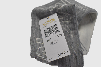 Michael Kors Logo Knit Headband Ear Wrap Warmer Grey 539546C  display picture 1