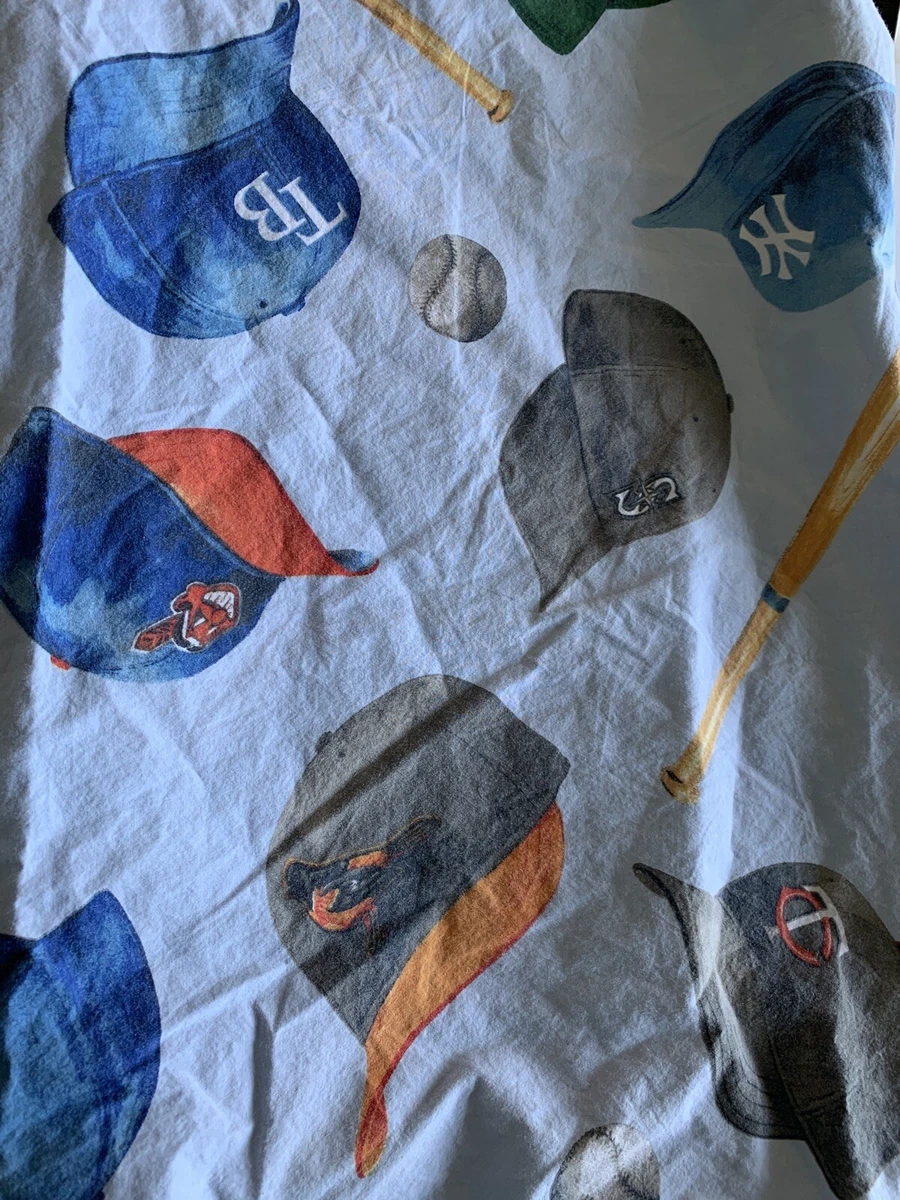 Pottery barn kids baseball sheets cheap