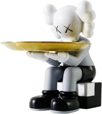 Kaws Resin Tray Organizer, Key Tray for Entryway Table, Home Table Decoration