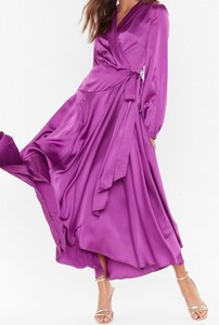 nasty gal purple dress