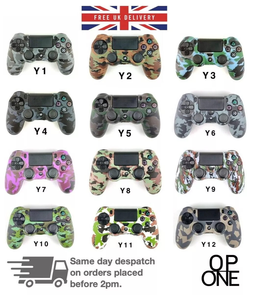 New PS4 Silicone Camouflage Case Skin Cover For PlayStation 4