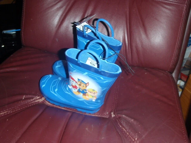 Nickelodeon лапа патруль дождя загрузки мальчиков ребенка ясельного возраста размер средний 7/8 новый с ярлыком RET. $39 - Изображение 3 из 4