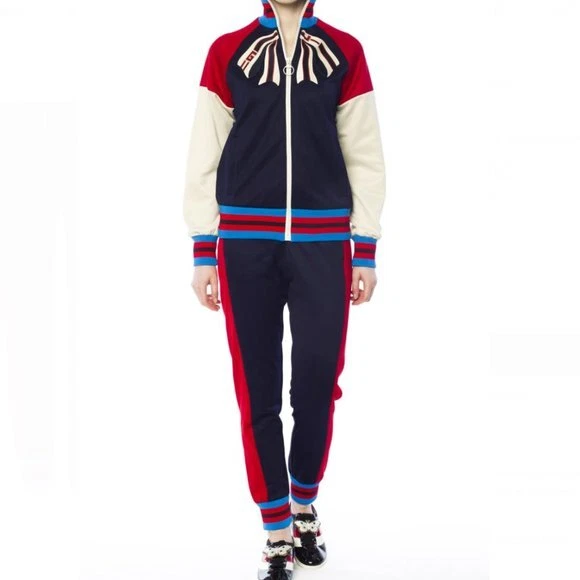 PANTALON DE JOGGEUR À RAYURES GUCCI EN BLEU TAILLE M