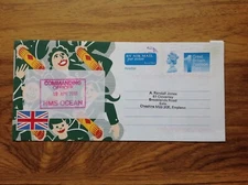 GB 2003 HMS Ocean Christmas  Air Mail Letter Envelope. Free UK Postage