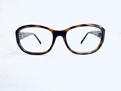 Guess Eyeglasses Oval Wrap Brown Tortoise Studded GU7265 E13 56 17 135
