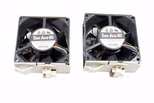 Lot of 2 OEM Supermicro 109P0812P2C031 12V 0.55A 80MM Cooling Fan FAN-0062L4 - Picture 2 of 6