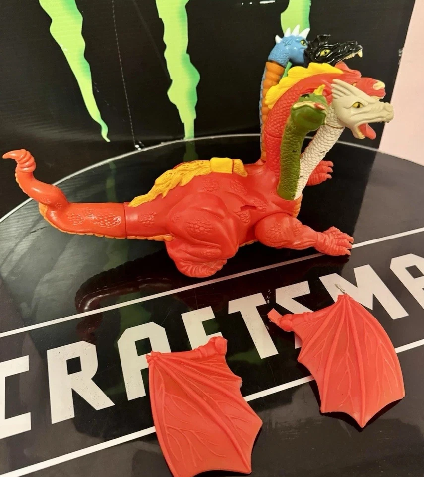 TIAMAT LJN ADVANCED DUNGEONS DRAGONS DE COLECCIÓN FIGURA DE DRAGÓN MALVADO DE 5 CABEZAS ANUNCIO YD Foto 2 de 4