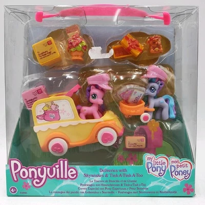 My Little Pony Ponyville Deliver Skywishes Tink Too Cheerilee Sweetie Belle Set - Immagine 1 di 4