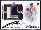 2020-21 Panini Flawless #FPA-GRE Josh Green Flawless Patch Autographs Gold /10