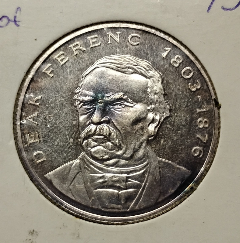 1994 HUNGARY Deak Ferenc & Erzsebet Bridge Proof Silver 200 Forint