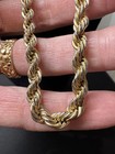 Heavy Thick Goldtone Necklace — photo 2