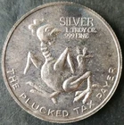 1974 California Mint 1oz Silver The Plucked Tax Payer Round
