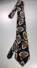 Kuppenheimer Premier Edition USA Made Silk Large Paisley Floral Necktie