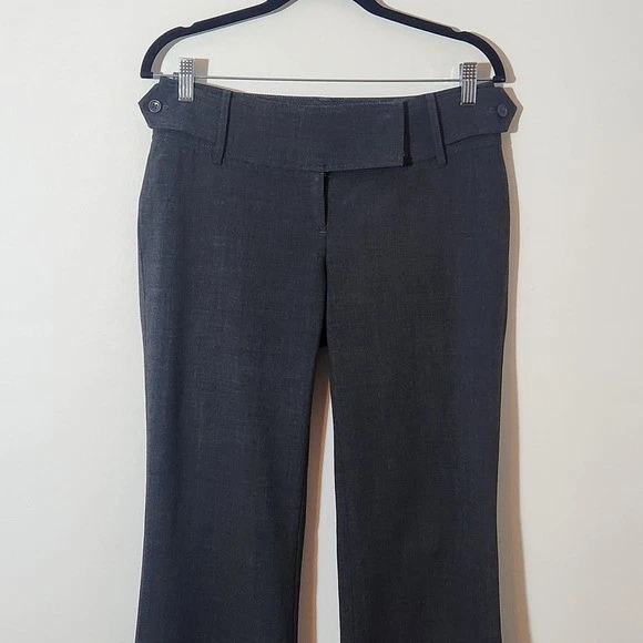 Pantalones de vestir Body by Victoria Christie Fit grises con patas acampanadas talla 4 de alto Foto 3 de 4