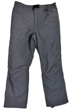 PAC-TECH Snow Pants Men’s XL Stretch 36x32 Gray Performance Ski Winter Insulated