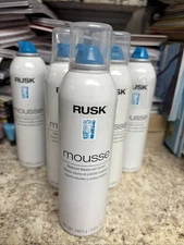 Rusk Mousse 8.8 Oz Max Volume Fresh New One Bottle SMALL BUSINESS 🌠💒🗽🎻